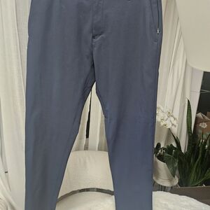 ​Lululemon ABC Slim-Fit Pant Men's 34 x 32 Warpstreme 5-Pocket Navy Blue